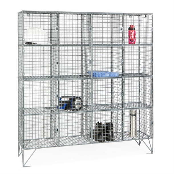 Sixteen Compartment Mesh Locker (Direct)
