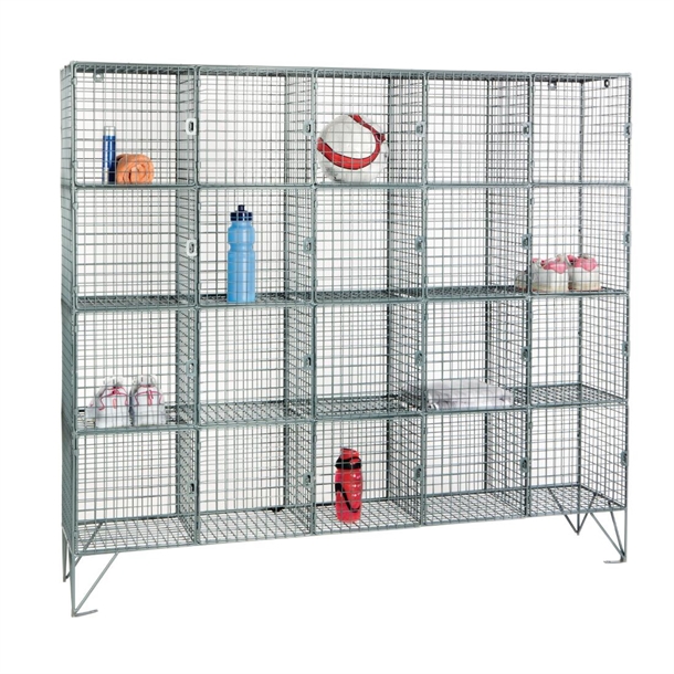 Twenty Compartment Mesh Locker (Direct)