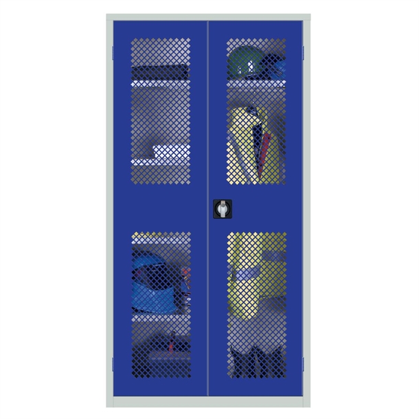 Clothing And Equipment Mesh Fronted Cupboard (Direct)