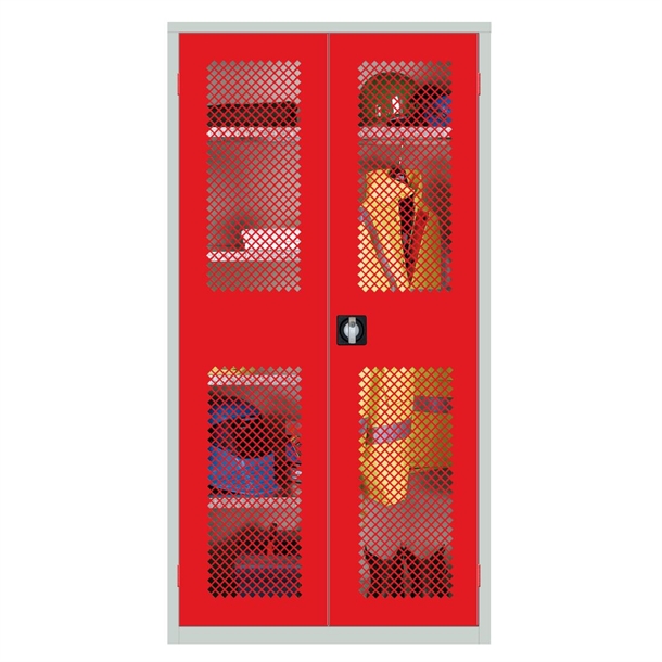 Clothing And Equipment Mesh Fronted Cupboard (Direct)