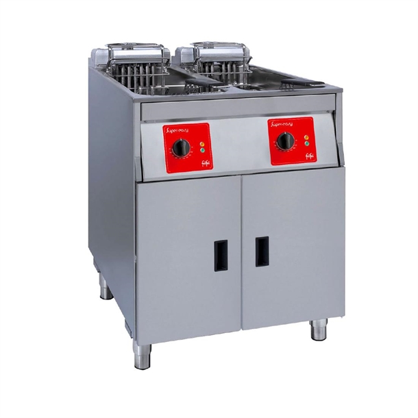 FriFri Super Easy 622 Freestanding 2Tank Fryer w/Filtration 2x11.4kW 3PH(B2B)