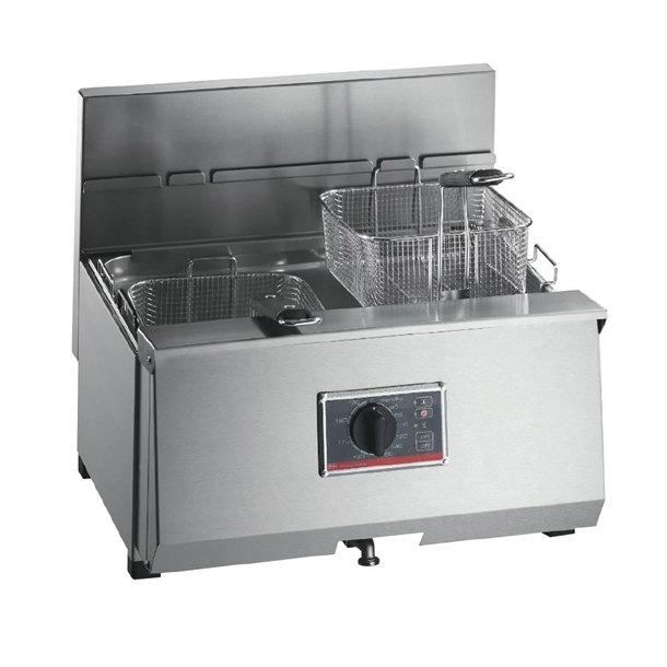 FriFri Profi+ 10 Electric Countertop Single Tank Fryer 2 Baskets 9.2kW (B2B)