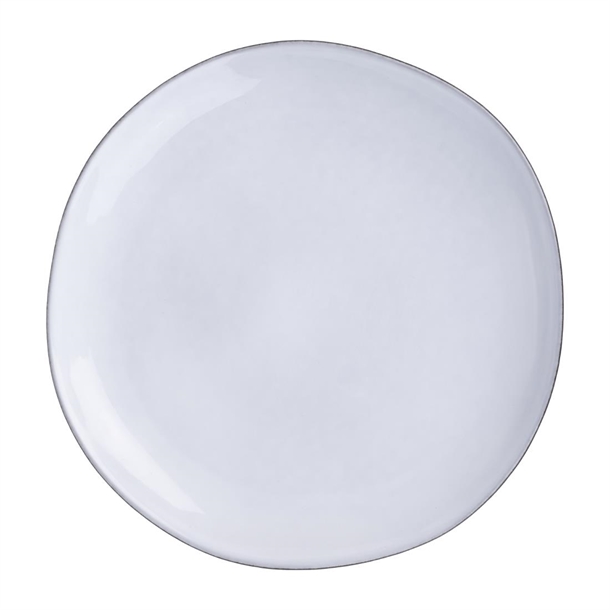 Olympia Raw Charcoal Coupe Plate - 260mm (Box 6)