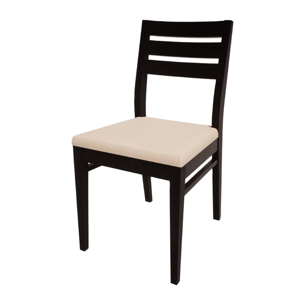 Bolero Bespoke Marty A Side Chair in Cream/Charcoal (Direct)