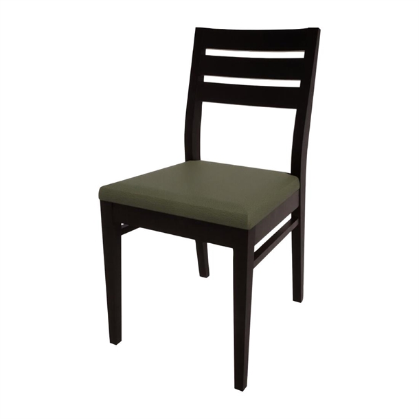 Bolero Bespoke Marty A Side Chair in Olive/Charcoal (Direct)