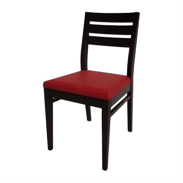Bolero Bespoke Marty A Side Chair in Red/Charcoal (Direct)