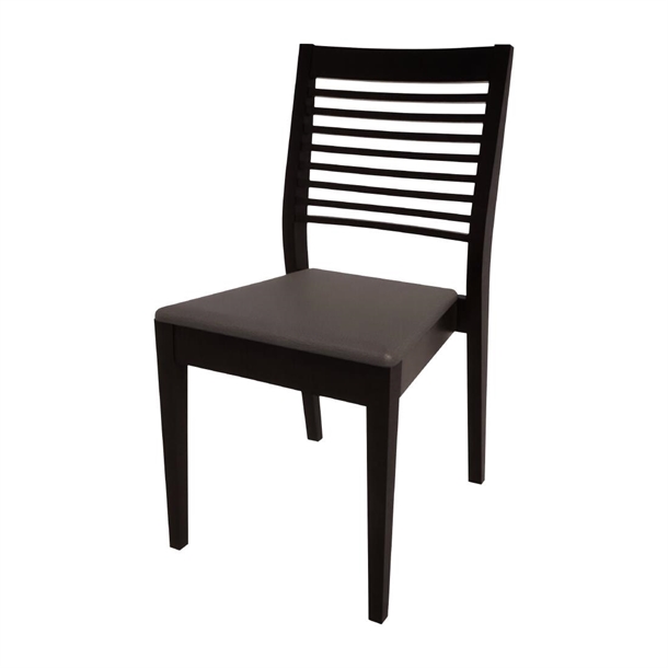 Bolero Bespoke Marty B Stacking Chair in Anthracite/Charcoal (Direct)