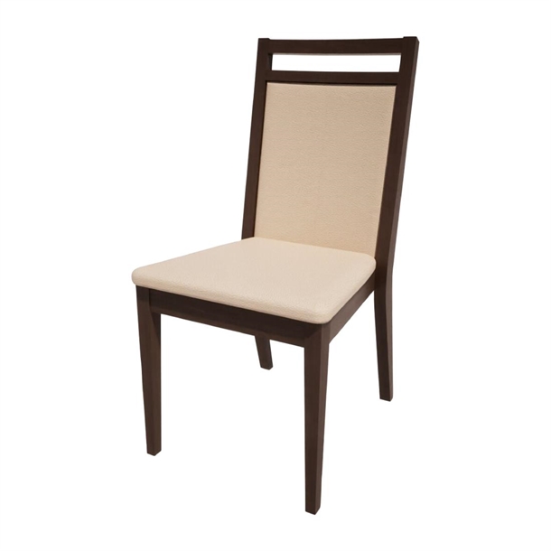 Bolero Bespoke Bia B Stacking Chair in Cream/Wenge (Direct)