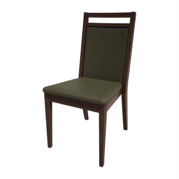 Bolero Bespoke Bia B Stacking Chair in Olive/Wenge (Direct)