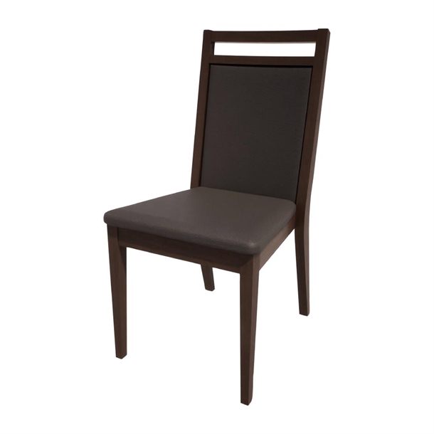 Bolero Bespoke Bia B Stacking Chair in Anthracite/Wenge (Direct)