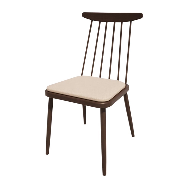 Bolero Bespoke Frank Side Chair in Cream/Wenge (Direct)