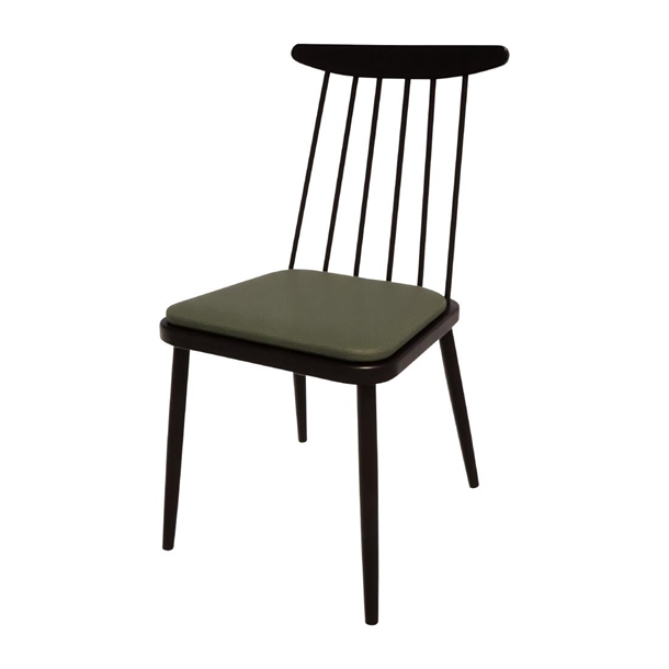 Bolero Bespoke Frank Side Chair in Olive/Charcoal (Direct)