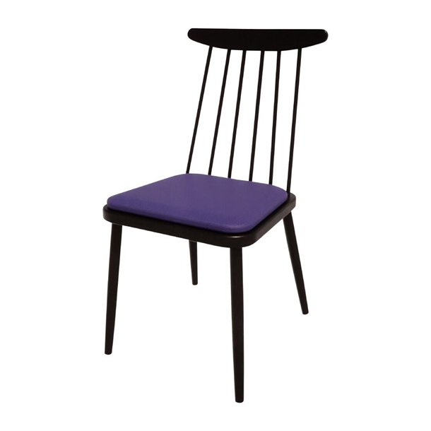 Bolero Bespoke Frank Side Chair in Blue/Charcoal (Direct)