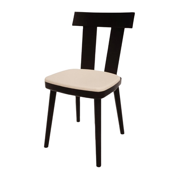 Bolero Bespoke Bamba Side Chair in Cream/Charcoal (Direct)