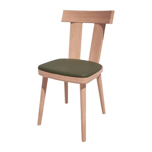 Bolero Bespoke Bamba Side Chair in Olive/Beech (Direct)