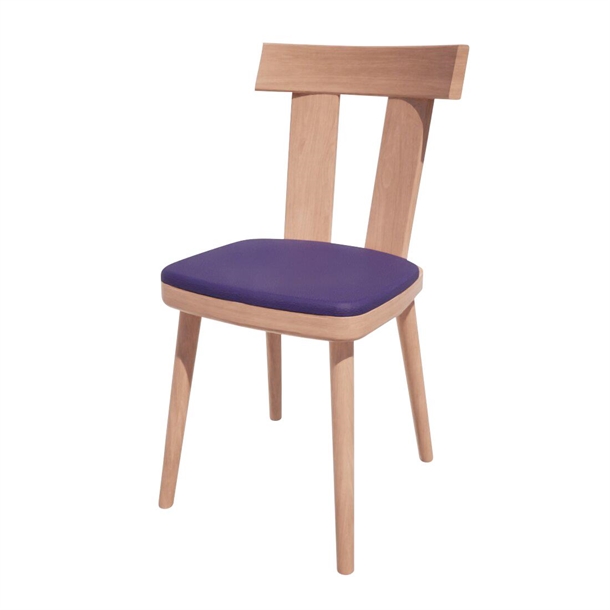 Bolero Bespoke Bamba Side Chair in Blue/Beech (Direct)