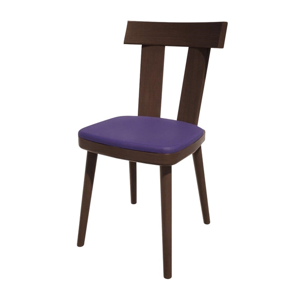Bolero Bespoke Bamba Side Chair in Blue/Wenge (Direct)