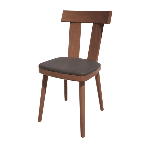 Bolero Bespoke Bamba Side Chair in Anthracite/Walnut (Direct)