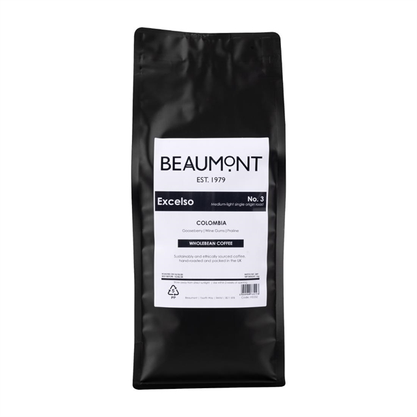 Beaumont No.3 Excelso Coffee Beans - 1kg