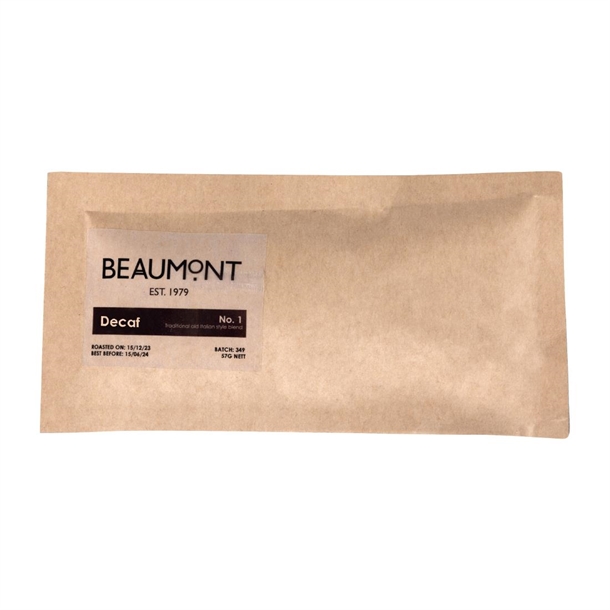 Beaumont No.4 Decaf Coffee Omni Grind - 57g (Box 50)