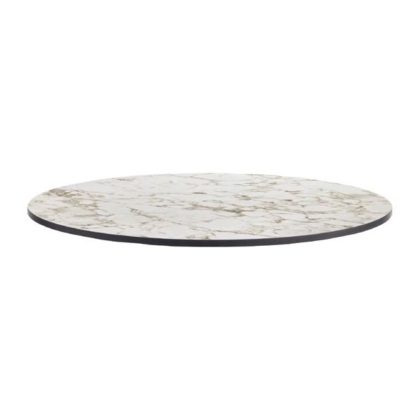 Extrema Carrara Marble Table Top 600mm (Direct)