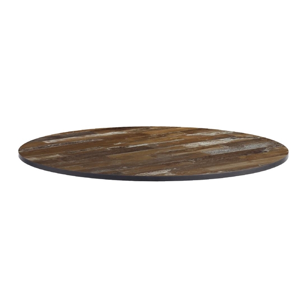 Extrema Planked Vintage Wood Table Top 690mm (Direct)