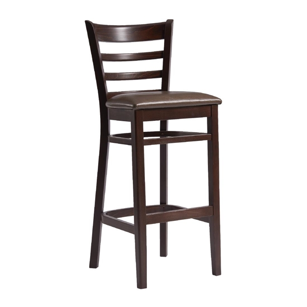 Sheldon Bar Stool Vintage Brown (Pack 2) (Direct)