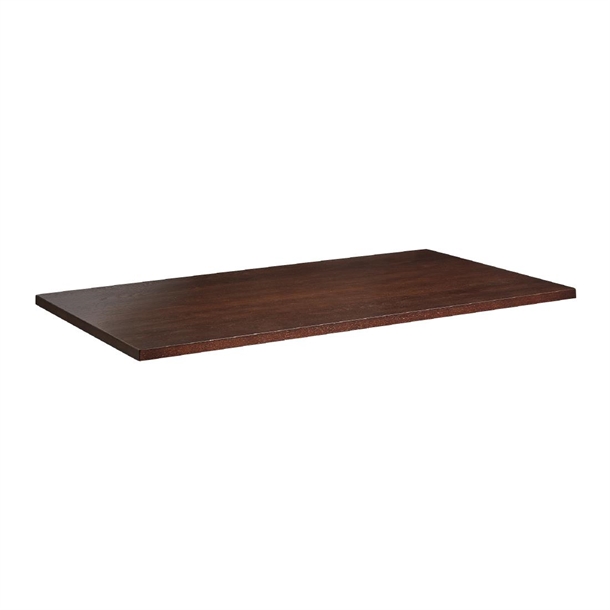 Solid Ash Dark Walnut Rectangular Table Top 1200x700mm (Direct)