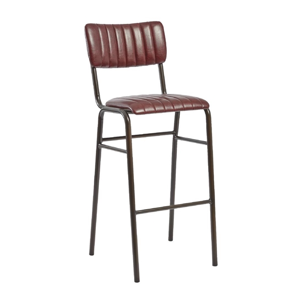 Tavo Stacking Bar Stool Vintage Red (Pack 2) (Direct)