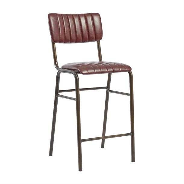 Tavo Stacking Mid Bar Stool Vintage Red (Pack 2) (Direct)