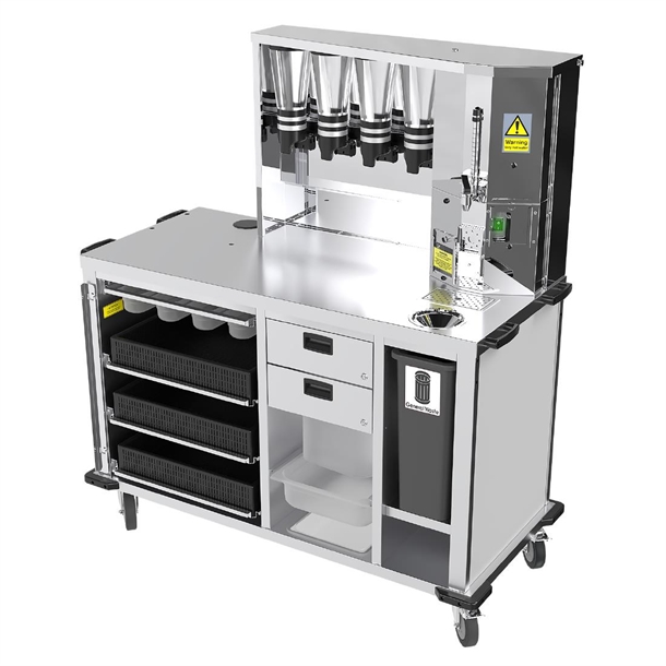Moffat BTX Beverage & Breakfast Trolley Package with 2 End Shelves (Direct)