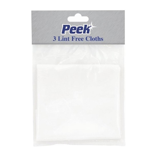 Peek Lint Free Cloths (Pack 3)