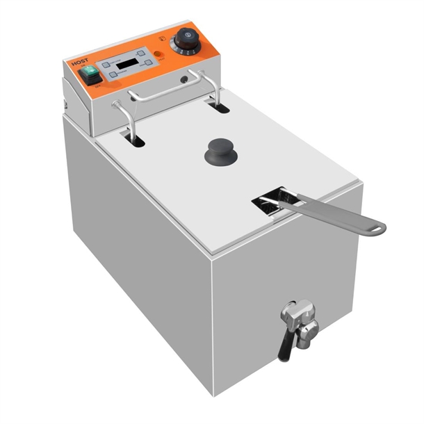 HOST Electric Fryer Single - 3kW 8Ltr  HOST0568FS