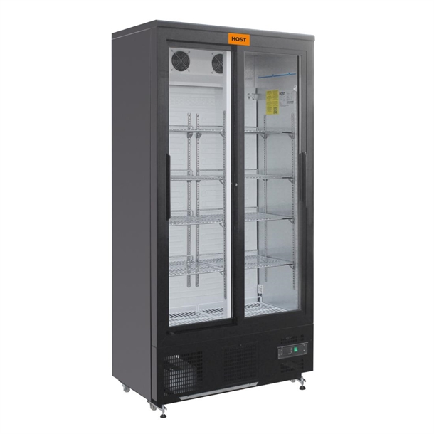 HOST Full Height Double Sliding Door Back Bar Cooler HOST1208DS