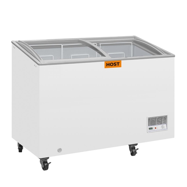 HOST Chest Display Freezer with Sliding Glass Lids - 270Ltr  HOST1112CF