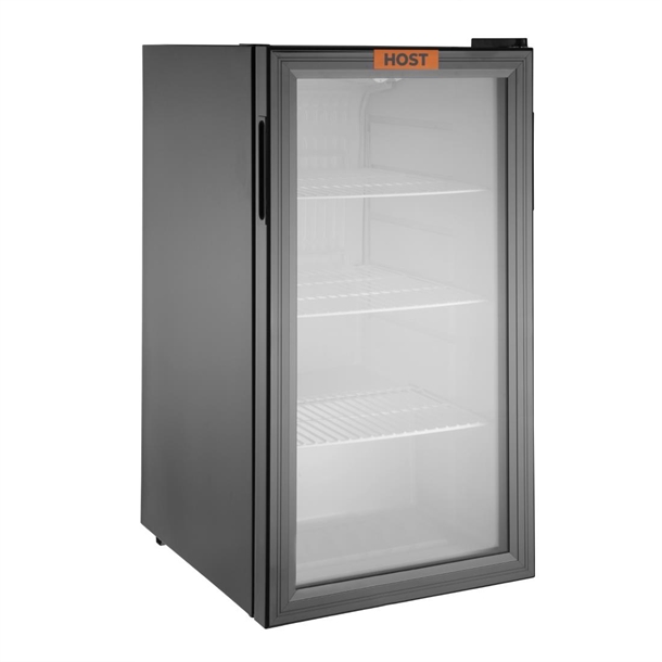 HOST Slimline Display Fridge Black HOST1106CR