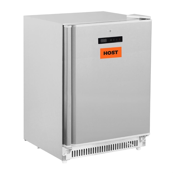 HOST Under Counter Stainless Steel Fridge - 150Ltr HOST1018CR