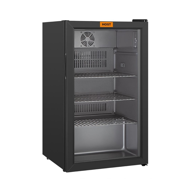 HOST Slimline Undercounter Display Fridge Black