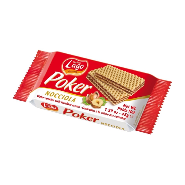 Lago Poker Nocciola Hazelnut Crème (20x45g)