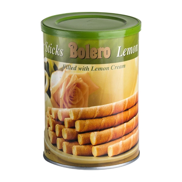 Bolero TIN Wafers Lemon Sticks - 400g