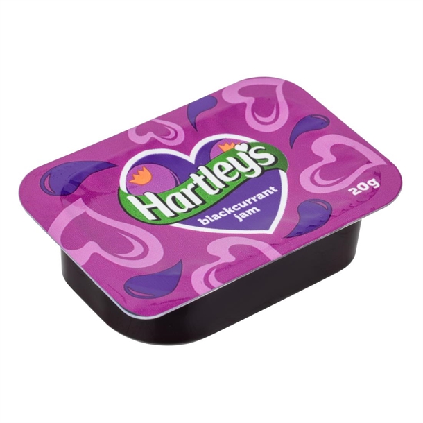 Hartley's Blackcurrant Jam - 20g (Box 100)