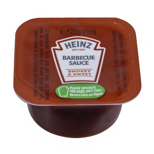 Heinz Heinz Classic BBQ Sauce Dip Pot - 25ml (Case 100)