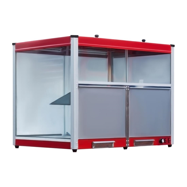 A1 Equipment Large Double Popcorn Warmer (Direct)