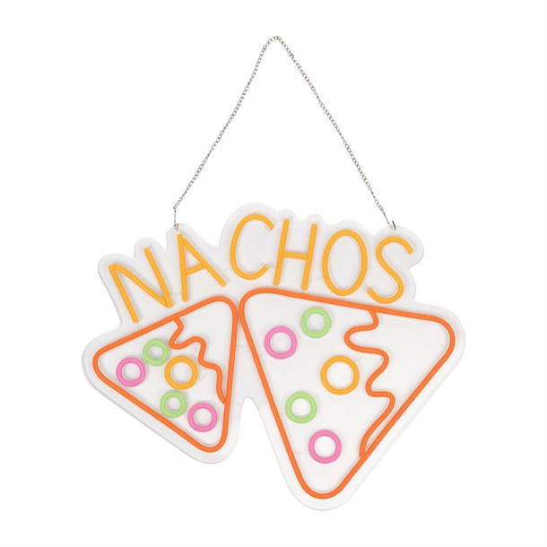 A1 Equipment Nachos Neon Style LED Light Up Sign (Direct)
