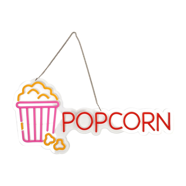 A1 Equipment Popcorn Neon Style LED Light Up Sign (Direct)