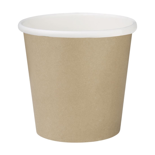 Fiesta Compostable Hot Cup Single Wall Kraft - 170ml (Pack 1000)