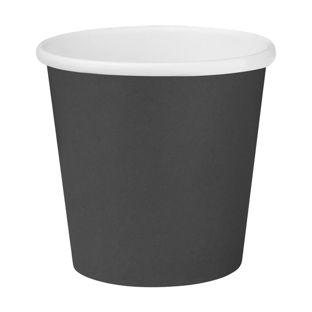 Fiesta Compostable Hot Cup Single Wall Black - 170ml (Pack 1000)