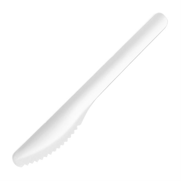 Fiesta Compostable Paper Knife - 165mm (Pack 100)