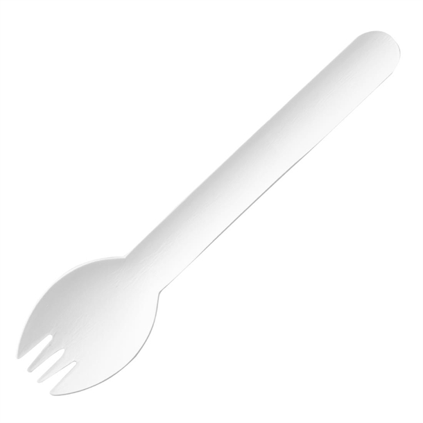 Fiesta Compostable Paper Spork - 160mm (Pack 100)