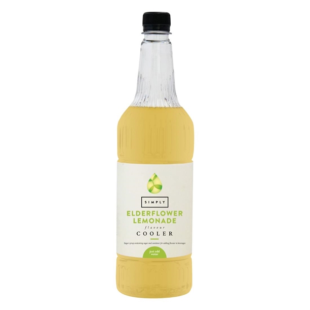Simply Cooler Syrup Elderflower Lemonade - 1Ltr